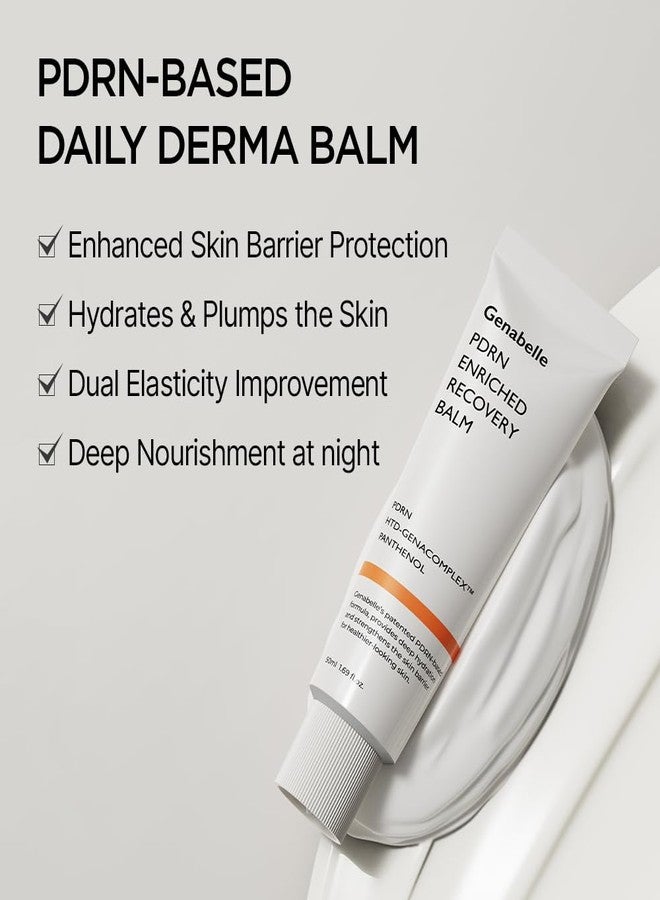 Genabelle PDRN Enriched Recovery Balm – 5,000 ppm PDRN & 10,000 ppm Panthenol Soothing Repair Cream for Sensitive Skin, Hydration & Barrier Strengthening, 50 ml (1.69 fl oz) - Image 3